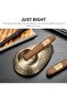 Metal Portable Cigar Ashtray, Luxury Anti-Slip (Gold) - 2