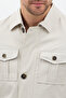 Fred Men's Stone Italian Cut S Slim Fit Spring-Autumn Trench-Coat-Jacket - 2