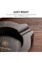 Cigar Ashtray with 4 Slot Holders Wooden Large Diameter Ash Tray for Indoor and Outdoor U - 4