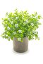 OFRANK Artificial Potted Plants with Flowers (Set of 3, White/Yellow/Purple) - 2