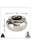 Storm Ashtray Diameter 14 cm Stoneware Silver - 2