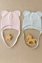100% cotton twin baby beanie - 2