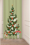 Christmas Pine Tree Christmas Tree Snow New Year Christmas Patterned Specially Designed Digital Printed Background Curtain