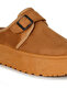 Buckle Strap Platform Classic Slip-On in Tan - 5