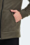 Sansa Set of 2 Men's Zippered D Mock Neck Pocket Black - Khaki Fleece - 7