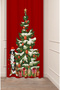 Christmas Pine Tree Christmas Tree Snow New Year Christmas Patterned Specially Designed Digital Printed Background Curtain