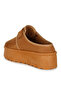 Buckle Strap Platform Classic Slip-On in Tan - 3