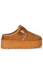 Buckle Strap Platform Classic Slip-On in Tan - 2
