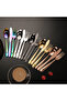 Premium Stainless Steel 4-Piece Cutlery Set – Tableware Set for 1 Person Gold Color - 4