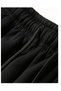 Winter Women's Cotton Lined Fleece-Lined Black Sweatpants Comfortable Wear Loose Fit Does Not Collect Hair - 6