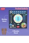 Wooden Space Learning Clock for Kids | Teach Time, Date, Week, Month & Weather - 3