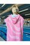 Dexel Unisex Towel Poncho Swimmer Racing Training for Pool and Sea K Hooded Bathrobe - 4