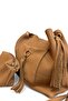 Marilla 100% Genuine Nubuck Loose-fitting, Soft Leather Tasseled Elegant Design Shoulder and Crossbody Bag - 4