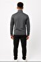 Men's Smoked Diver Fleece-Lined Tracksuit Suit-T1290 - 3