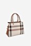 Cream - Tan Plaid Women's Handbag Sp1098 - 4