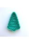 Christmas Tree Cookie Mold and Stamp Set |   Pine Tree Figure |   Winter Themed |   Sugar, Clay Dough - 2
