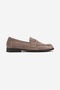 Valia Mink Suede Genuine Leather Women's Loafer Shoes - 6