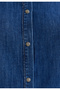 Janet Dark Blue Denim Jean Shirt Fitted / Bodycon Cut 1211045-90089 - 4