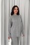 Basic Oversized Sweater Pants Knitwear Bottom-Top Set Aw25Au0043