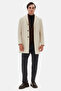 Ds Damat Slim Fit Brown Diagonal Fabric Jacket - 4