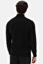 سترة Ds Damat Regular Fit سوداء محبوكة عادية - 4