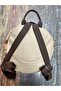 Fargin Ethnic Authentic Bohemian Round Embroidered Backpack Daily Travel Waterproof Backpack - 3