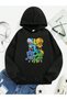Leon Printed 100% Cotton Kangaroo Pocket Hooded Kids Sweatshirt