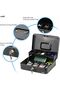 X-Large Cash Box with Key (Black) - 3
