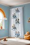 Cloud Sleeping Bears Patterned Children's Baby Room Background Curtain (Single Panel Pricing) - 4