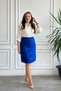 Flannel Bell Skirt with Decorative Button Detail on the Front - 5