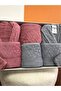 Su Yolu 8 Piece Family Bathrobe Set Light Gray - Dusty Rose - 2