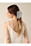Women's Custom Made Stone Detailed Bow Model Hair Accessory, Crown Hairpin - 3