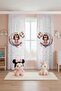 Cute Princess on the Moon Patterned Children's Baby Room Background Curtain (Single Panel Pricing) - 2