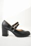 Wedge Heel Double Tape Pointed Mold Shoes - 4
