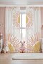 Bohemian Sun Patterned Children's Baby Room Background Curtain (Single Wing Pricing)