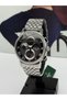 Classic Men's Watch with Moon Phase 5 Atm Waterproof with 3 Years Warranty - 3
