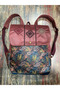 Ethnic Authentic Bohemian Embroidery Backpack Daily Travel Camping Bag