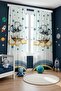 Balloon Ship Patterned Children's Baby Room Background Curtain (Single Wing Pricing) - 3