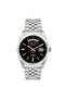 West End Men's Silver Tone Case Black Dial Automatic Watch - 2