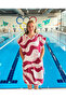 Seral Unisex Towel Poncho Swimmer Racing Training for Pool and Sea K Hooded Bathrobe