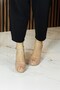 Carolina Ten Vegan Open-Front Round-Toe Thick Platform Heeled Shoes - 2