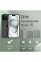 Silicone Case for iPhone 15 6.1-Inch, Silky-Soft Touch Full-Body Protective Phone Case, Shock - 2