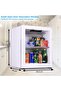 40L Glass Door Absorption System Minibar, Room Beverage Cooler with Zero Noise RMB-40A White - 5