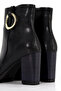 Bln St540 High Heeled Ankle Boots with Ring Buckle Detail - 4