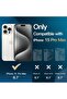 3-in-1 Magnetic Case for iPhone 15 Pro Max (6.7") with 2 Tempered Glass Protectors - Clear - 2