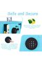Piggy Bank Safe with Digital Password and Key Lock (18x24x16cm) - Green - 2