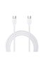 Type-C to Type-C Data & Charging Cable, 1 m, White