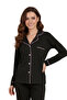 Women's Modal Shirt Collar Buttoned 2-Piece Pajama Set Vr.Pa30.T01.Y11.1X - 4