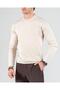 Italian Style S Slim Fit Crew Neck Knitwear Sweater Stone T14495