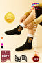 Winter Women's Warm Socks with Single Double Soft Bamboo Plush Furry Teddy Bear - 4
